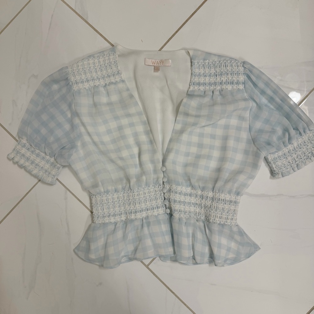 WAYF Soft Blue Fabric
